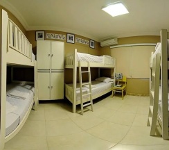 Кровать в общем номере в Bahia Prime Hostel