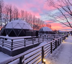 Дом-сфера Премиум с панорамной ванной в Резиденция Северное Сияние