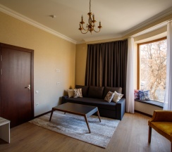 Двухместный люкс с видом на город двуспальная кровать в Navruz Hotel Tashkent