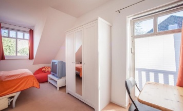 Одноместный номер Standard с видом на сад двуспальная кровать в Bed & Breakfast Bigalke