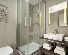 СТАНДАРТ с широкой кроватью с выходом на террасу в Palmira Garden Hotel & SPA