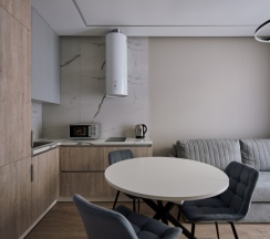 Апартаменты повышенной комфортности с 2 балконами и видом на горы в Alba inn apartments