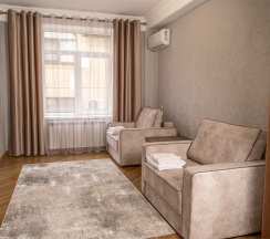 Двухкомнатный номер с двумя раздельными  кроватями в Великий Каспий