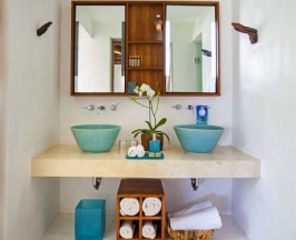 Двухместный номер Plunge Pool oceanfront двуспальная кровать в Shangri-la Caribe Beach Village Resort
