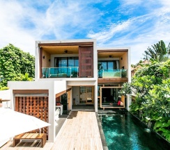 Номер Standard с 3 комнатами с балконом и рядом с пляжем в Pavilion Samui Pool Residence