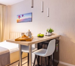 Стандартная студия с кроватью King size в Pulkovo Apart