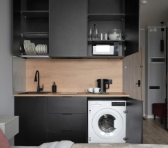 Студия 25 квм на двоих  рядом с метро и вокзалом в SalutApart 2W Энергетиков 2/2