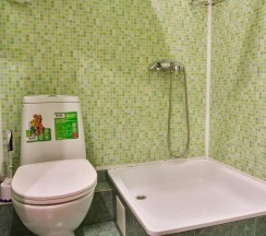 Двухместный номер с 2 двумя отдельными кроватями и собственной ванной комнатой в Аллан