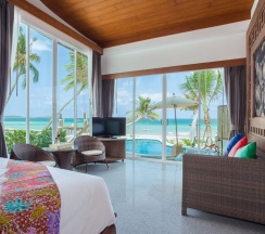 Вилла Luxury с балконом и рядом с пляжем в The samui beach resort