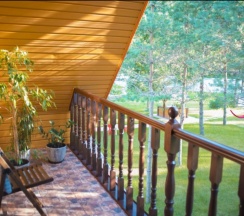 Апартаменты Superior с балконом и с красивым видом из окна в Усадьба Коноваловых