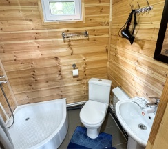 Шале 5. Четырёхместный номер комфорт с видом на горы в Белый волк