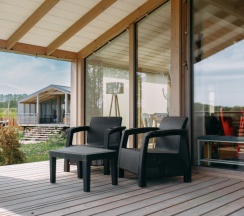 Барнхаус Люкс с банным чаном в Лес&Сад