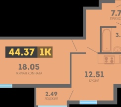 Квартира в Апартаменты на Пионерский 57