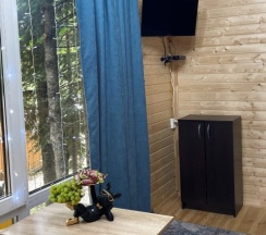 Четырехместный гостевой домик "Релакс" 35 кв. м. в Архыз шале хаус