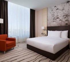 Номер люкс с 1 двуспальной кроватью в DoubleTree by Hilton Moscow-Vnukovo Airport
