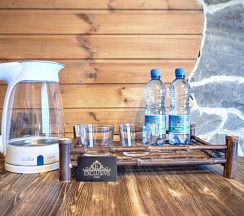 Двухместный 25 люкс с террасой с видом на море двуспальная кровать в Exclusive Hotel&Apartments