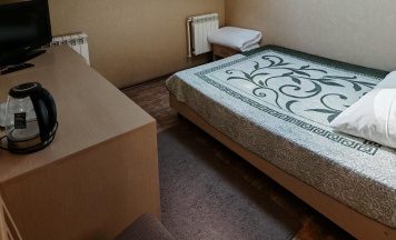 Номер стандарт с 1 двуспальной кроватью (мансарда) в Престиж