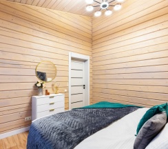 Современный коттедж 120 кв.м. для 8 гостей рядом с Охта парком в Solar House