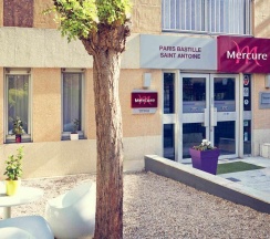Одноместный номер Standard с балконом односпальная кровать в Mercure Paris Bastille Saint Antoine