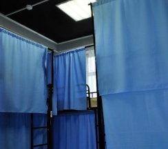 Кровать в общем  номере   с 4-двухъярусными кроватями 16м² в Отель на Первомайской