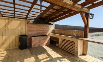 Коттедж с балконом в Дыхание моря