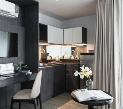 Двухместный номер Deluxe двуспальная кровать в Apartelle Jatujak Hotel