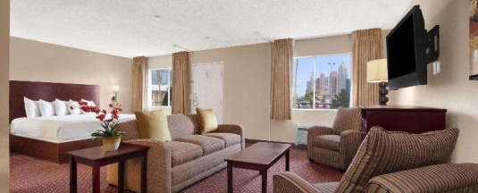 Двухместный люкс двуспальная кровать в Days Inn Las Vegas at Wild Wild West Gambling Hall