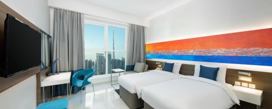 Двухместный номер (2 отдельные кровати) в Citymax Hotel Business Bay