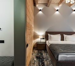 Номер Делюкс с двуспальной кроватью и видом на реку в Grand Chalet Altay