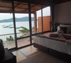 Бунгало Deluxe с видом на море в Chareena Hill Resort - Pattaya Beach Koh Lipe
