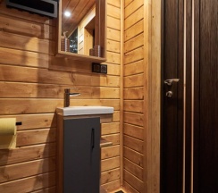 Двухместный коттедж Classic двуспальная кровать в Aframe-Village