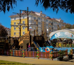 Апартаменты стандарт с двуспальной кроватью кв. 102а в Deluxe apartments