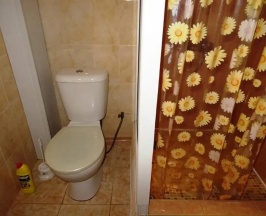 Трёхместный номер (1 двуспальная кровать + 1 кресло-кровать) (общая ванная комната) в RusAmra