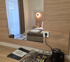 Премиум Люкс с кроватями TWIN/DBL и большой террасой с видом на горы в Цитрус