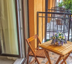 Апартаменты-студио с балконом для четверых в Лиенталь