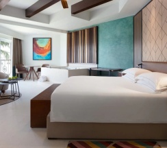 Двухместный люкс c 1 комнатой (двуспальная кровать) в Отель Hyatt Vivid Playa Del Carmen