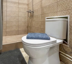 Номер с двумя раздельными кроватями и собственной ванной комнатой в Goldie Home