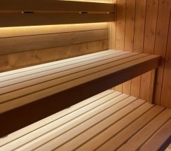 Двухместный коттедж двуспальная кровать в Гостевой дом Небо N 7