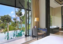 Двухместная вилла с видом на океан двуспальная кровать в Banyan Tree Samui