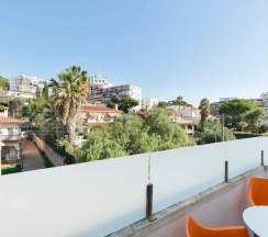Двухместный номер с балконом двуспальная кровать в Hotel Best Lloret Splash