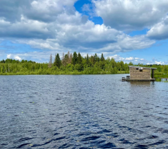Дом с сауной в Chuchemlya eco village