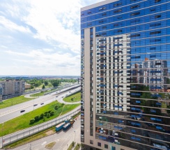 Стандартная студия с кроватью King size в Pulkovo Apart