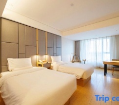 Двухместный номер Business 2 отдельные кровати в Ji Hotel Changchun Tongzhi Street Wanda Plaza