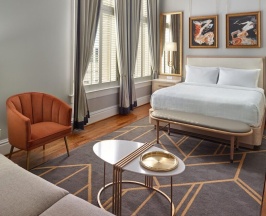 Двухместный Tremont Junior Suite двуспальная кровать в The Tremont House, Galveston, a Tribute Portfolio Hotel