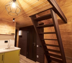 Двухместный коттедж Classic двуспальная кровать в Aframe-Village