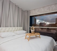 Делюкс с панорамным видом на сад в Kailas Park&SPA by Stellar Hotels