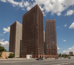 Ocean - премиум-апартаменты с отдельной спальней около м.Сокол (10 этаж, до 4 гостей) в Smart Lofts Moscow