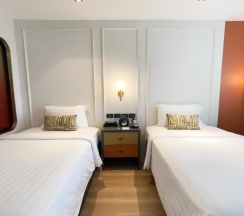 Двухместный номер Deluxe 2 отдельные кровати в A-One Bangkok Hotel
