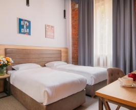 Deluxe TWIN (Делюкс номер с двумя односпальными кроватями) в Turris Hotel Lubyansky