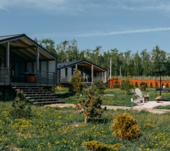 barnhouse lux большой с банным чаном в Лес&Сад